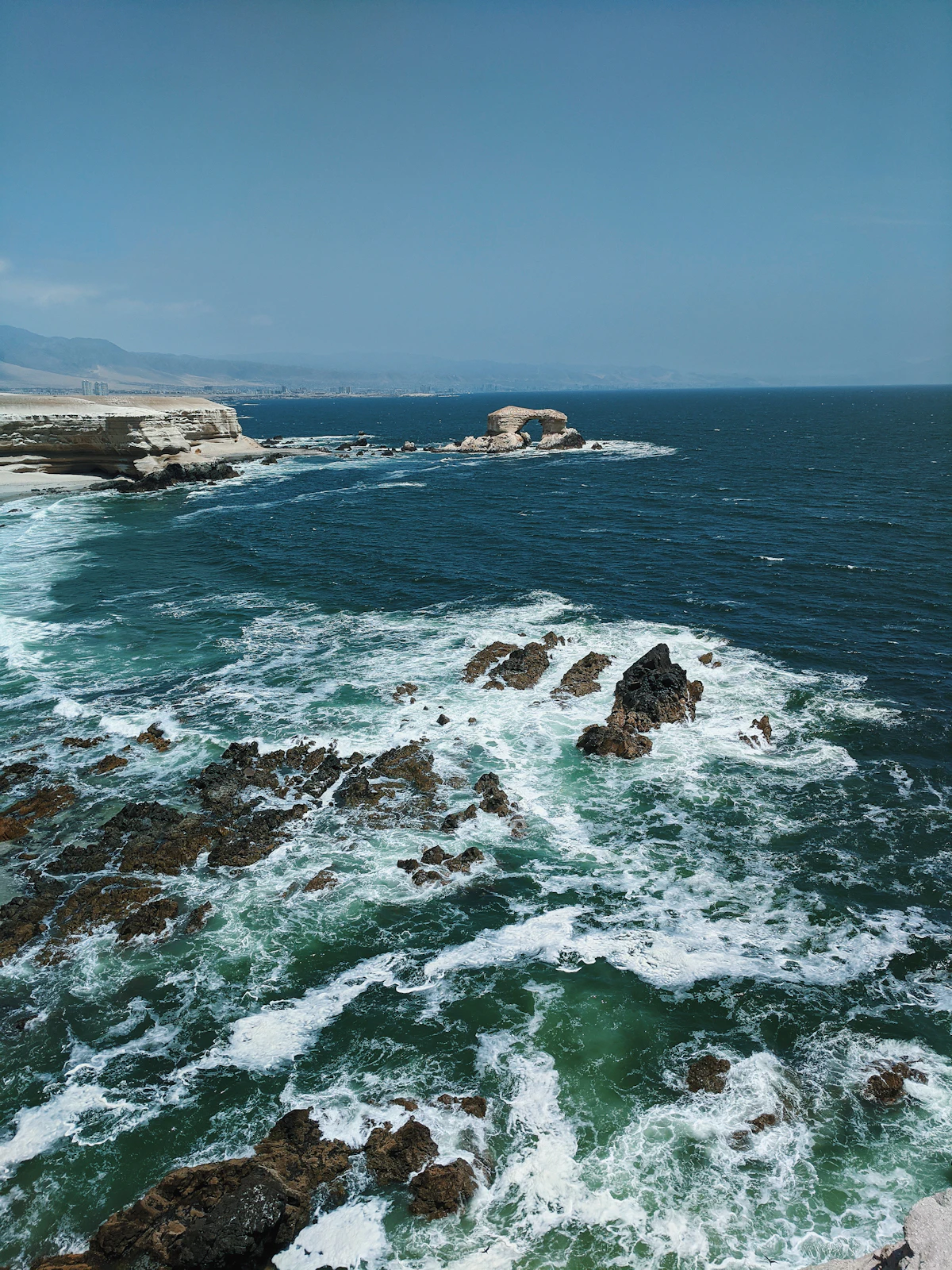 Costa del norte de Chile sobre el océano Pacífico