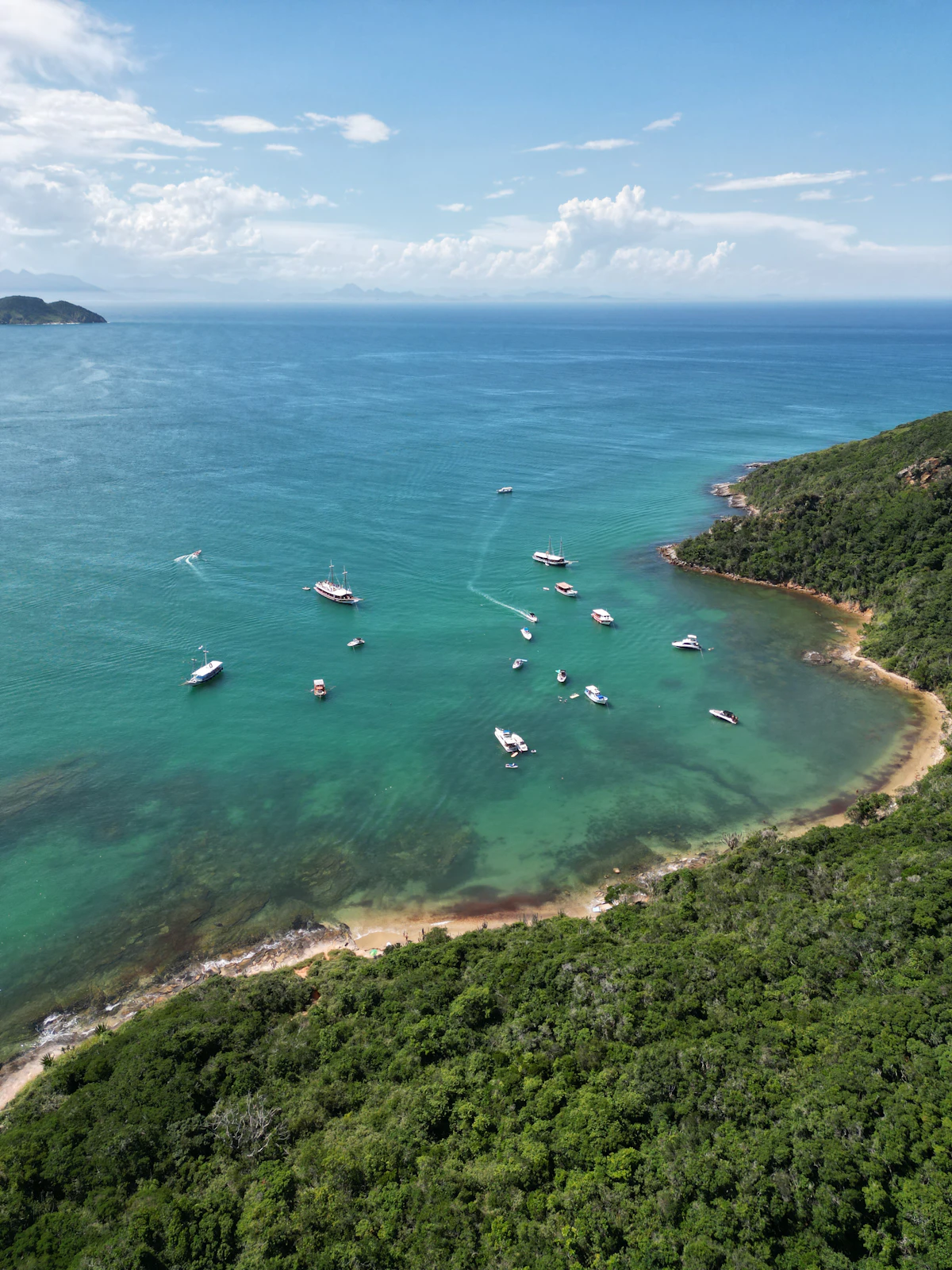 Playa de Búzios con mar turquesa